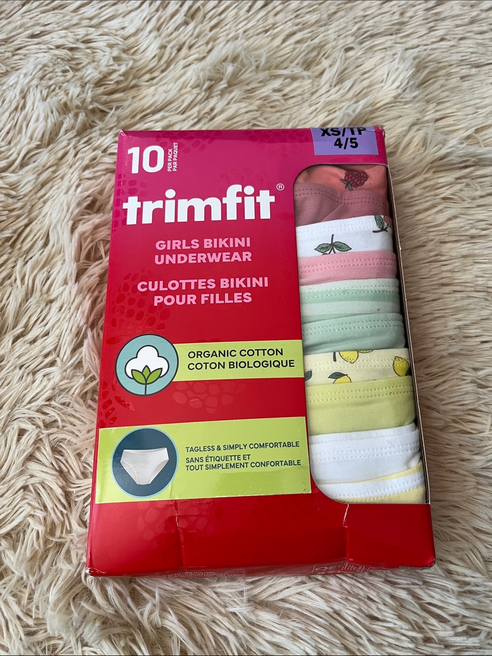 Trimfit Girls Bikini Underwear - (10 Pack)